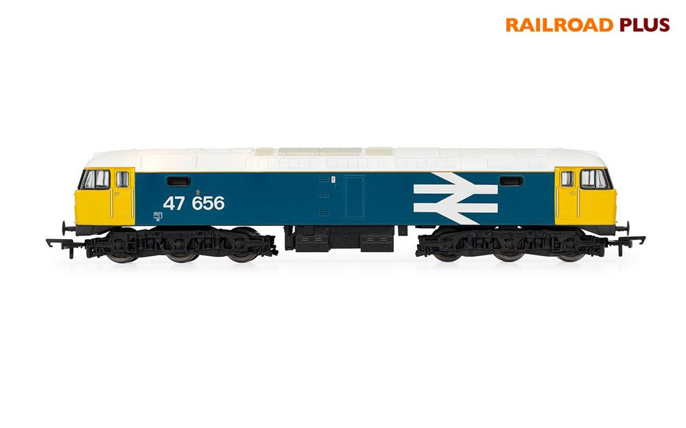 Hornby R30179 OO Railroad Plus BR Class 47 Co-Co 47656 - Era 7