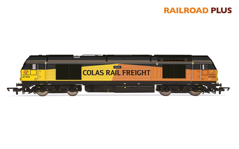 Hornby R30184 OO RailRoad Plus Colas Rail Class 67 Co-Co - Era 10