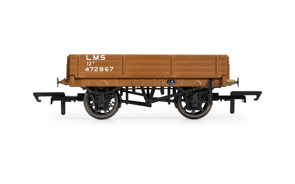 Hornby R60188 OO 3 Plank Wagon, LMS - Era 3