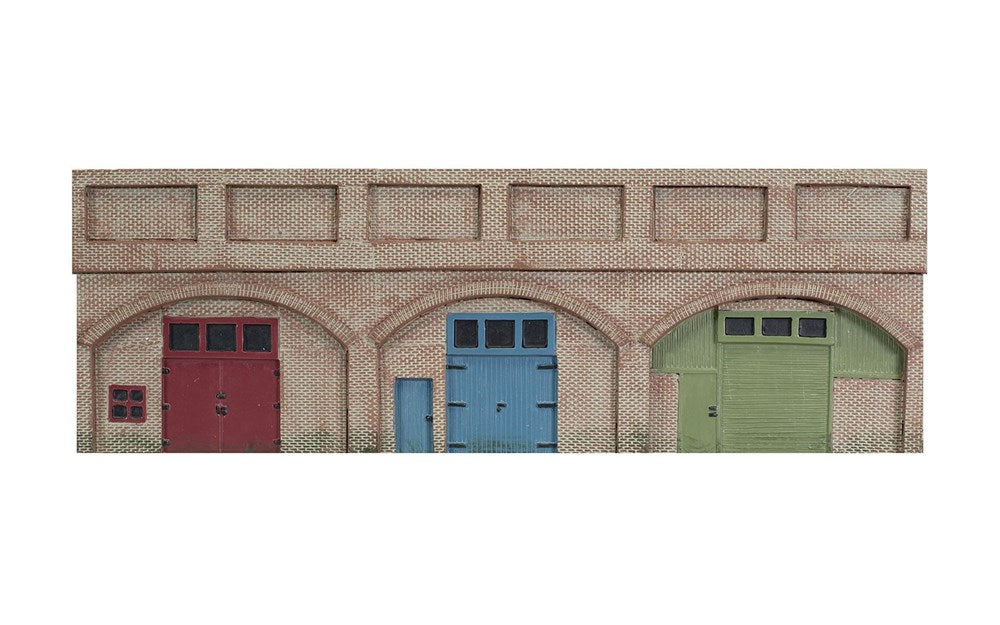 Hornby R7367 OO Low Relief Viaduct with Lock Ups x2 (Red Brick)