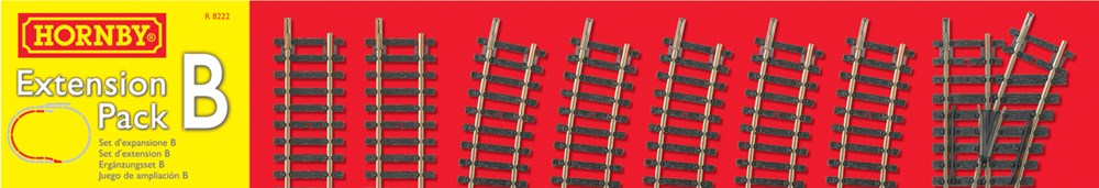 Hornby R8222 Track Extension Pack B
