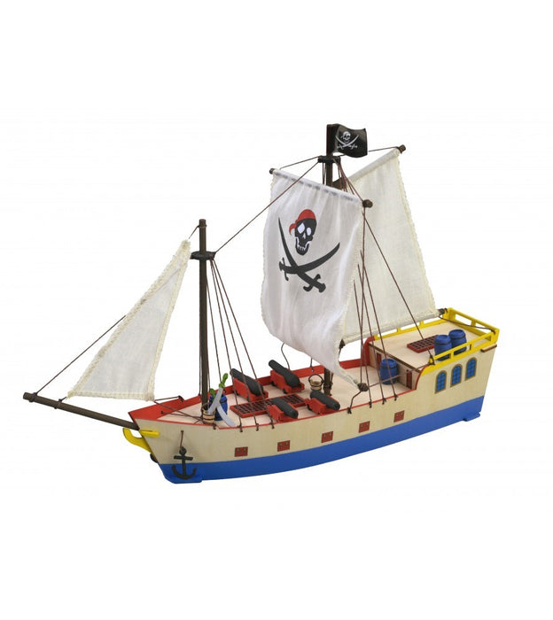 Artesania 30509 Wooden Model for Kids +8: Pirate Ship